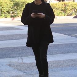 12-28 - Naya leaving a salon in Beverly Hills